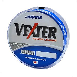 MARINE - LINHA FLUOROCARBONO VEXTER POWER LEADER 50MT 0,81MM 87,2LB