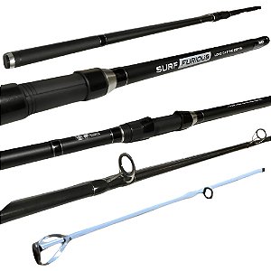 VARA MOLINETE  DE PRAIA SURF FURIOUS 40-60LB S-1503MH- MARURI