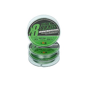 LINHA MULTIFILAMENTO LUMIS 8X 150MT VERDE 40LB
