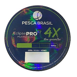 LINHA MULTIFILAMENTO ECLIPSE PRO NG 4X 500M 0.30MM VERDE MUSGO- PESCA BRASIL