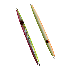 Jig Tarpon 135g rosa, Lima / Holográfico / laranja ,Glow LDK