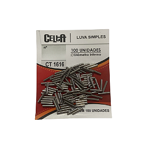 Luva Simples Celta Nickel - CT1616 N 2.4 100 Unidades