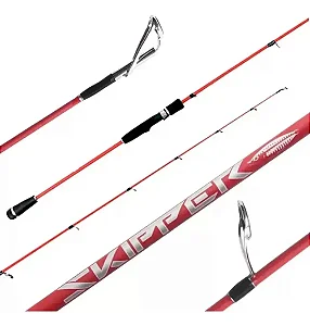 VARA MOLINETE SKIPPER PE# 3 JIG: 40-150G VERMELHA - RAPALA