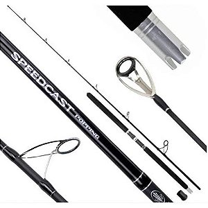 VARA MOLINETE SPEEDCAST POPPING PE: 2-4 7'6" ISCA: 120G- SHIMANO