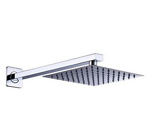 Chuveiro Ducha Prata 20 x 20 cm