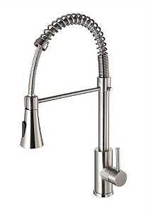 Torneira De Cozinha Monocomando Gourmet Escovado