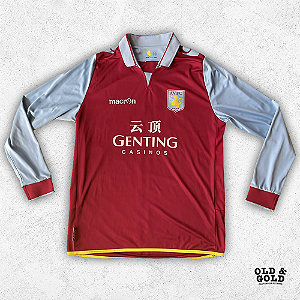 Camisa Aston Villa 2012 manga longa - GG