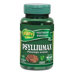 PSYLLIUMAX - PSYLLIUM 550MG 60 CÁPSULAS - UNILIFE