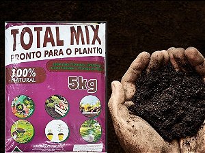 Substrato Orgânico Total Mix 5kg – Ideal para Hortas, Gramados e Plantas em Geral