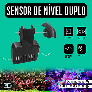 Sensor De Nível de agua - automático P/ Aquário Marinho ou Doce (Duplo)