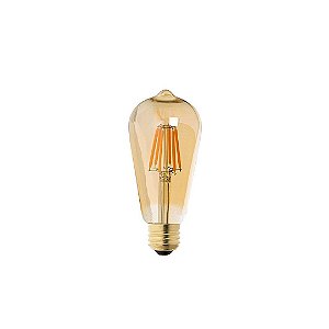 Lâmpada st64 Filamento de Led