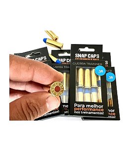 SNAP CAPS 357 - MUNIÇÃO DE MANEJO E TIRO A SECO