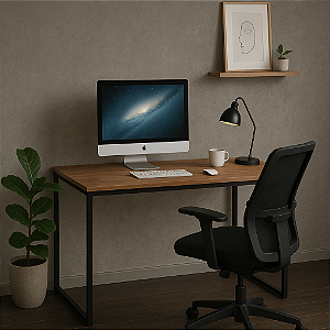 Mesa de Escritório Home Office Moderna