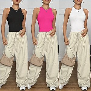 Body Feminino Regata Suplex Básico