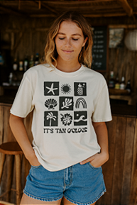 Camiseta Feminina Algodão Estampas Moda Verão praia
