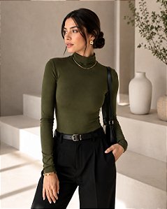 Blusinha Cacharrel de Malha Manga Longa