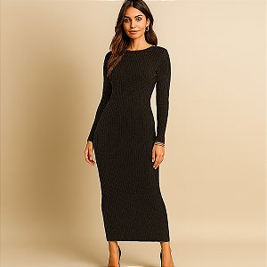Vestido Modal Longo