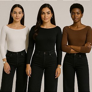 Body Miami, Costa aberta, manga longa