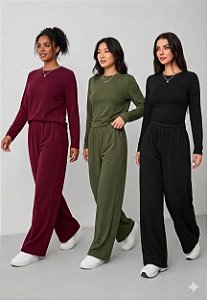 Conjunto Moletinho Manga Longa