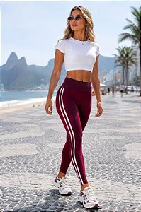 Legging Suplex com Listra Lateral