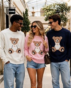 Suéter Ursinho Tricot Modal Unissex