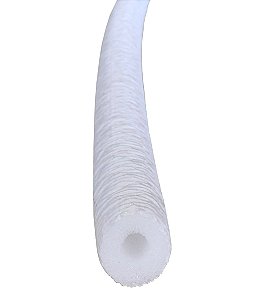 Tubo Esponjoso Branco Blindado 1/4" x 10mm 2MT