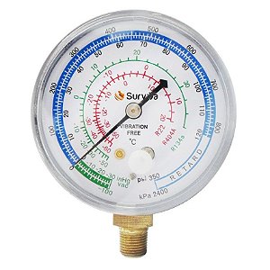 Manifold Manômetro Baixa R22/r404/r134 Suryha