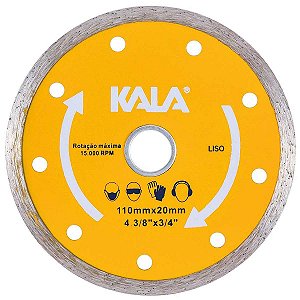 Disco Corte Diamantado Liso 110x20mm - Kala