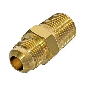 União Redução Macho 3/8 Npt x Macho 1/4 Sae C/ Anel