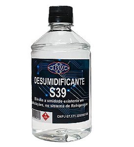 Desumidificante S39 Álcool Metílico 1000ml Brasweld
