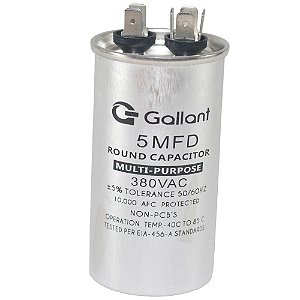 Capacitor Simples 05 Mfd 380v Gallant