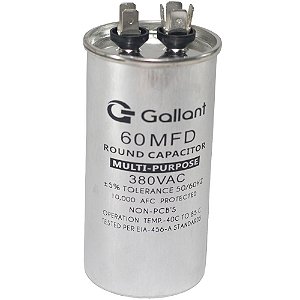 Capacitor Simples 60 Mfd 380v Gallant
