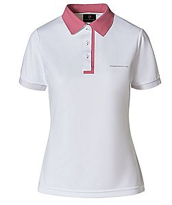 Camisa Polo Feminina Taycan Porsche.