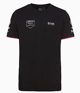 Camiseta Masculina Preta Motorsport Formula E.