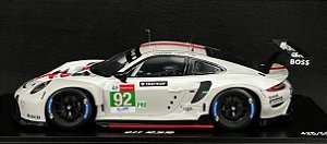 Automovel Modelo 911 991 RSR Le Mans número 92, 1:18 Porsche Oficial