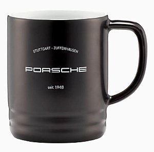 Caneca Porsche Essential Preta Pequena 270 ml