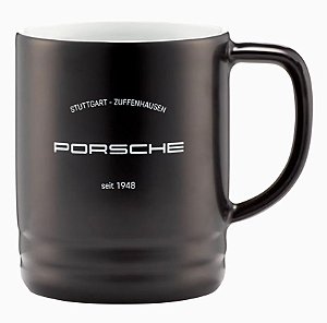 Caneca Porsche Essential preta pequena 270 ml