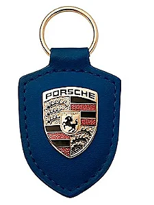 Chaveiro Porsche com Brasão Azul