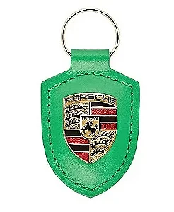 Chaveiro Porsche com Brasão Verde Pitao