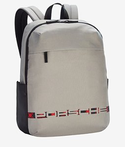 Mochila Cinza.