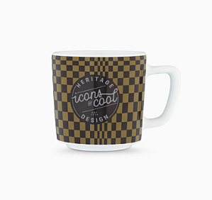 XICARA PARA CAFE ESPRESSO VERDE/PRETO