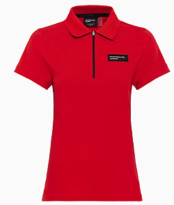 CAMISA POLO (MULHER) VERMELHO