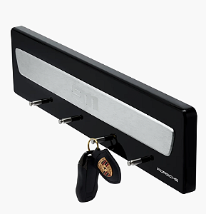 TEB Keyrack Preto Porsche 911 Porta Chaves