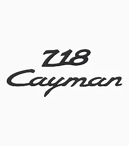 Kit de 2 Imãs Porsche 718 Cayman com Logo