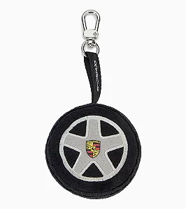Chaveiro Roda Pelúcia Porsche