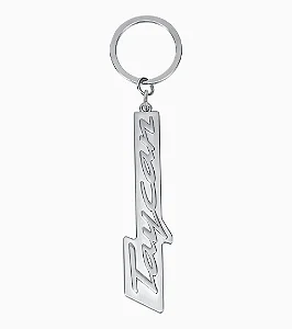 Chaveiro Porsche Taycan com Inscrição do Modelo