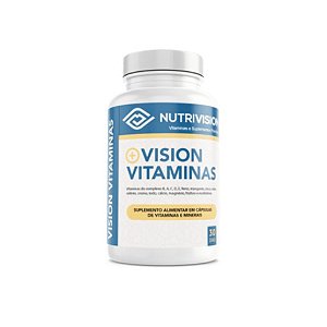 +Vision Vitaminas l Multivitamínico de A a Z l Ferro + Cálcio + Fósforo + Zinco l Super Concentrado