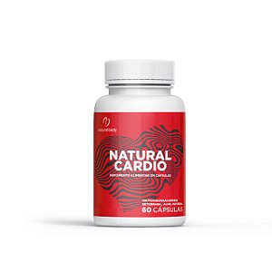 Natural Cardio 3 Meses de Tratamento | Extrato de Oliveira + Extrato de Alho + Frutooligossacarídeos | Combate Males do Coração e Diabetes | 180 Cápsulas