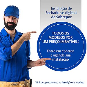 Instalação de Fechaduras Digitais de Sobrepor