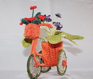 Bicicleta com flores